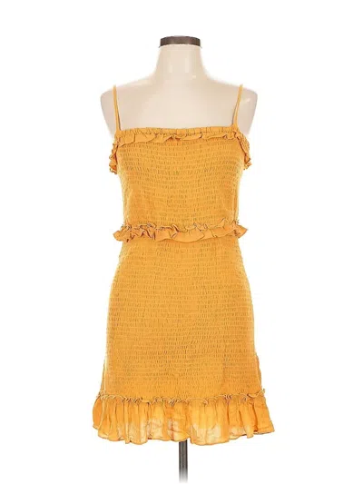 Pre-owned Le Lis Cocktail Dress In Yellow