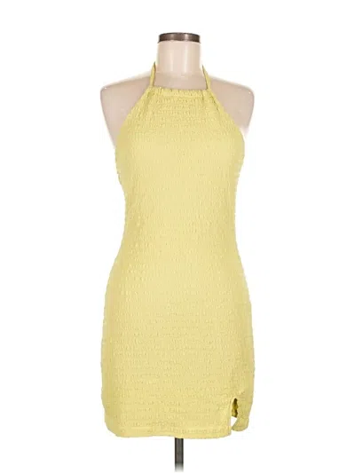Pre-owned Le Lis Cocktail Dress In Yellow