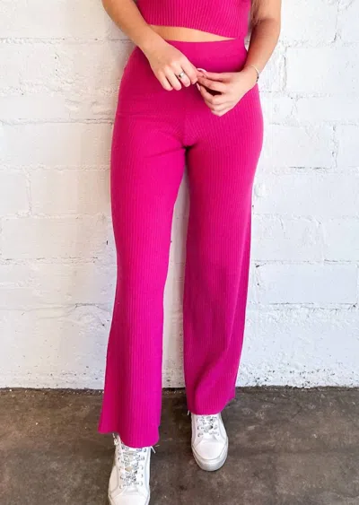 Le Lis Cozy Harmony Pant In Pink