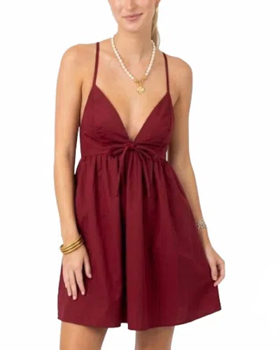 Le Lis Cupid Mini Dress In Burgundy