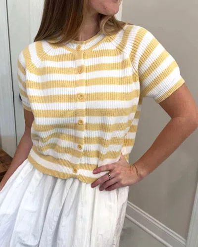 Le Lis Daisey Sweater In Yellow