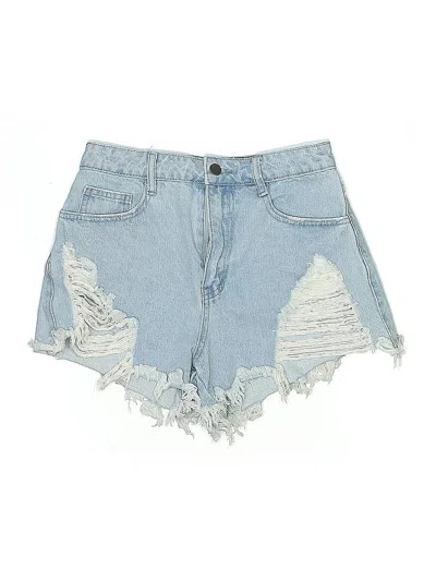 Pre-owned Le Lis Denim Shorts In Blue