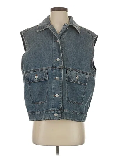 Pre-owned Le Lis Denim Vest In Blue