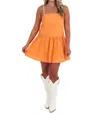 Le Lis Edge Mini Dress In Orange In Orange