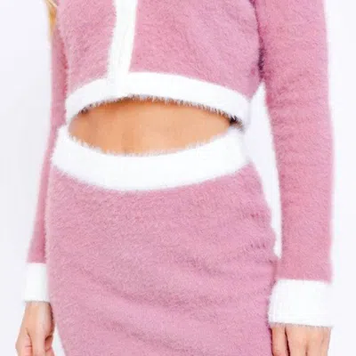Le Lis Elle Woods Sweater Skirt In Pink