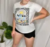 Le Lis Feel The Sunset Graphic Tee In White