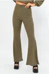 Le Lis Flare Pants In Olive In Multi