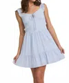 Le Lis Florence Mini Dress In Blue In Blue