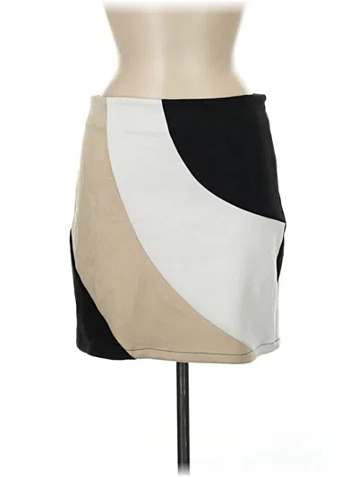 Pre-owned Le Lis Formal Skirt In White