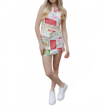 Le Lis Fruity Print Skirt Set In Multi