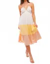 Le Lis Golden Tide Midi Dress In Multi In Multi