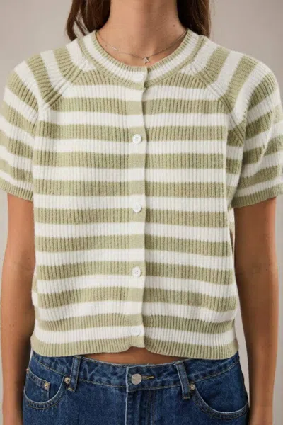 Le Lis Joanna Sweet Sweater In Green