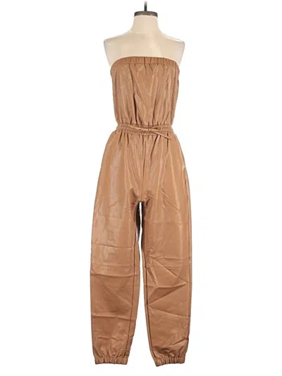 Pre-owned Le Lis Jumpsuit In Brown