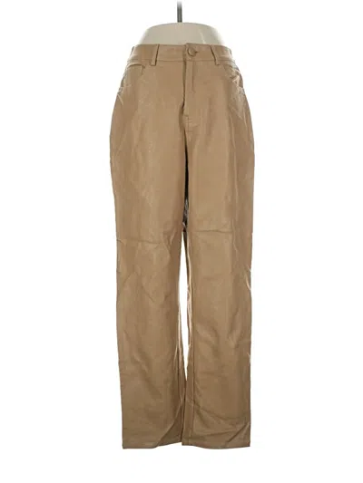Pre-owned Le Lis Khaki Pant In Tan
