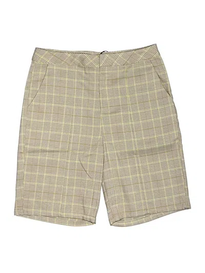 Pre-owned Le Lis Khaki Shorts In Yellow