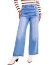 Le Lis Latest And Greatest High Waisted Pants In Medium Wash In Multi