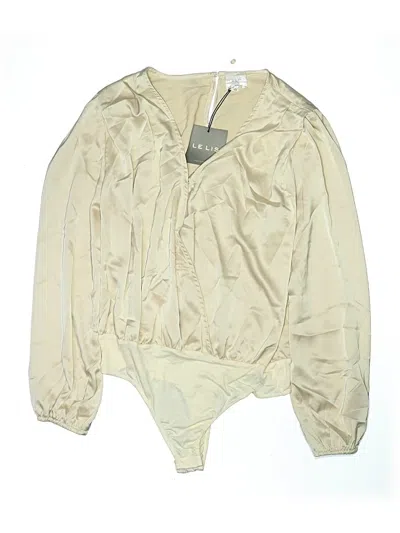 Le Lis Long Sleeve Blouse In Tan