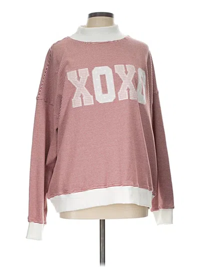 Pre-owned Le Lis Long Sleeve T-shirt In Pink