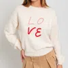 LE LIS LOVE SWEATER IN IVORY