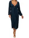 Le Lis Midnights Midi Dress In Navy In Blue