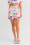 Le Lis Multi Color Floral Shorts In Multi-colored In Multi