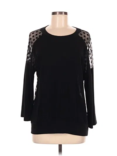 Pre-owned Le Lis Pullover Sweater In Black