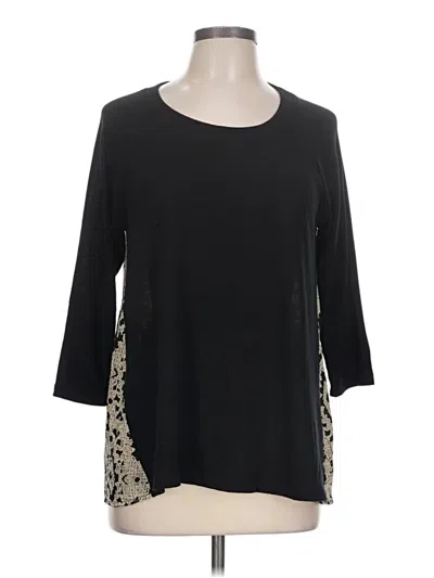 Pre-owned Le Lis Pullover Sweater In Black