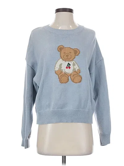 Pre-owned Le Lis Pullover Sweater In Blue