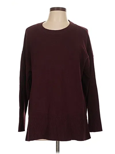 Pre-owned Le Lis Pullover Sweater In Burgundy