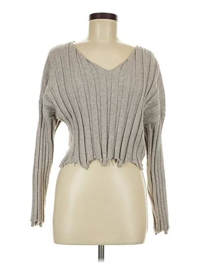 Pre-owned Le Lis Pullover Sweater In Gray