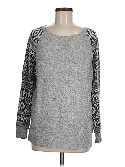 Pre-owned Le Lis Pullover Sweater In Gray