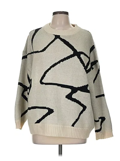 Pre-owned Le Lis Pullover Sweater In Ivory