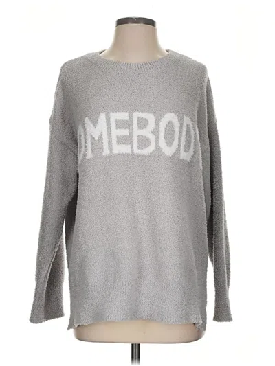 Pre-owned Le Lis Pullover Sweater In Silver
