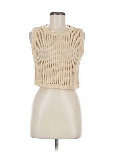 Pre-owned Le Lis Pullover Sweater In White