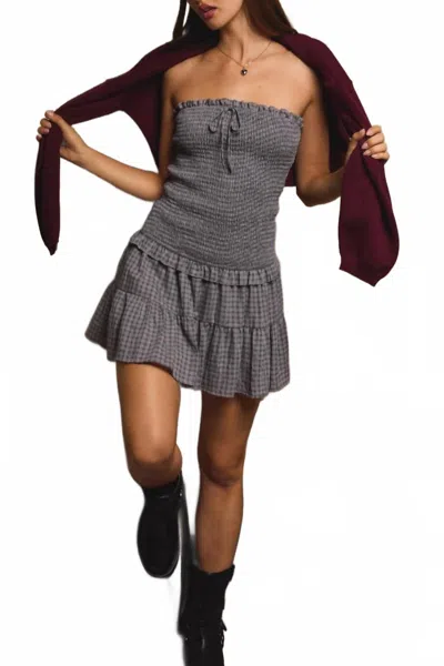 Le Lis Rutherford Dress In Grey In Gray