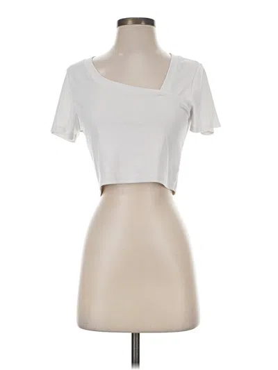 Pre-owned Le Lis Short Sleeve T-shirt In Ivory
