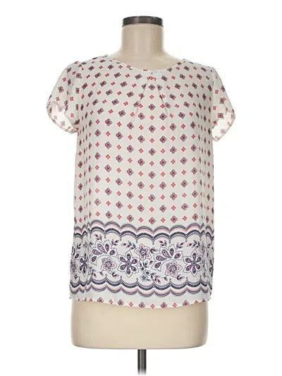 Pre-owned Le Lis Short Sleeve T-shirt In Ivory
