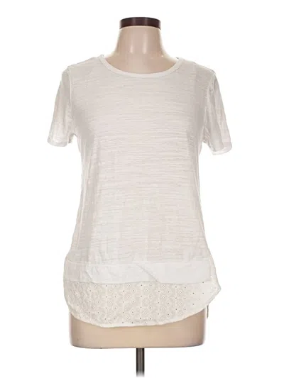 Pre-owned Le Lis Short Sleeve T-shirt In Ivory