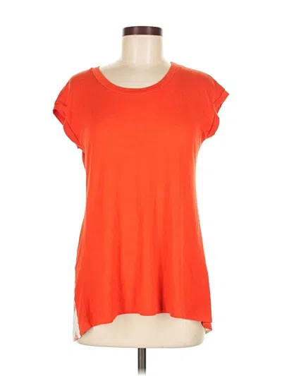 Pre-owned Le Lis Short Sleeve T-shirt In Orange