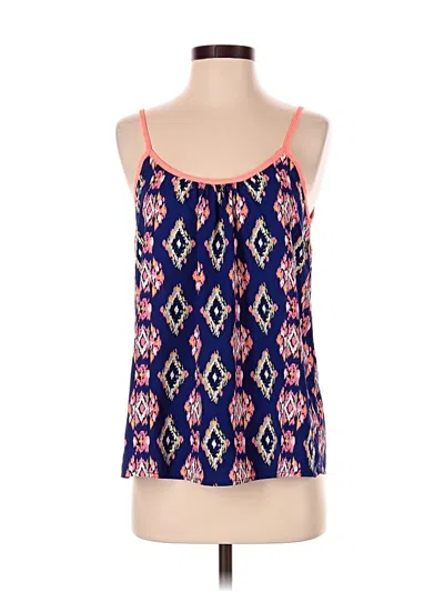 Pre-owned Le Lis Sleeveless Blouse In Blue