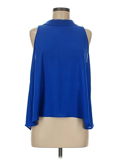 Pre-owned Le Lis Sleeveless Blouse In Blue