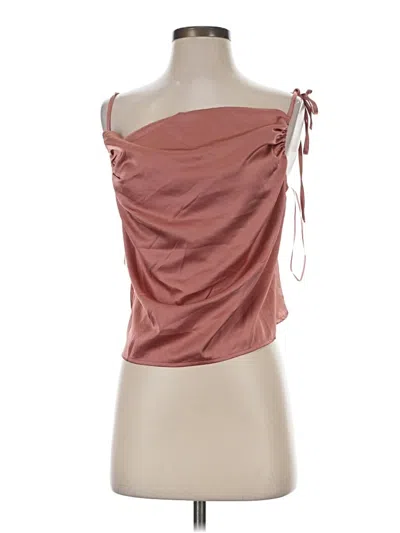 Le Lis Sleeveless Blouse In Brown