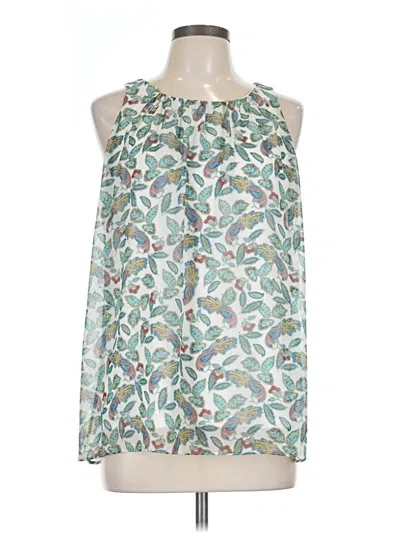 Pre-owned Le Lis Sleeveless Blouse In Green