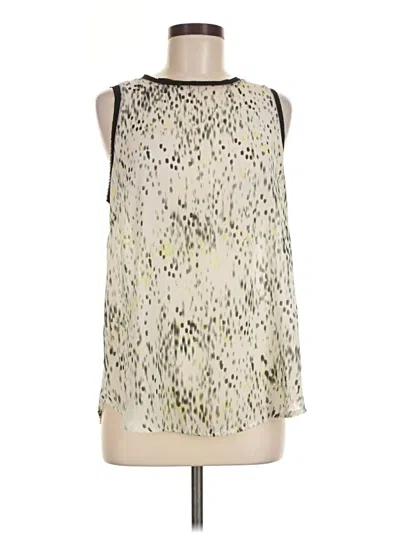 Pre-owned Le Lis Sleeveless Blouse In Ivory
