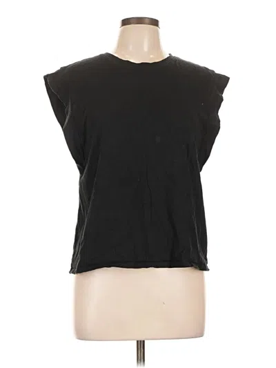 Pre-owned Le Lis Sleeveless T-shirt In Black