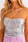 Le Lis So Obsessed Sequin Tube In Multi