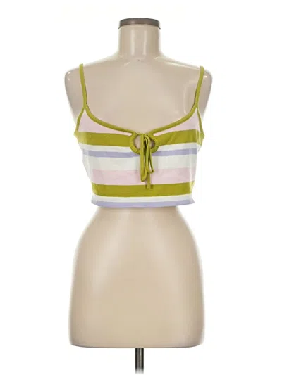 Pre-owned Le Lis Sports Bra In Green