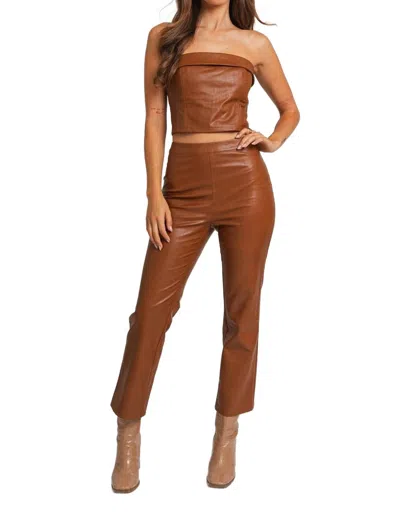 Le Lis Straight Pants In Brown