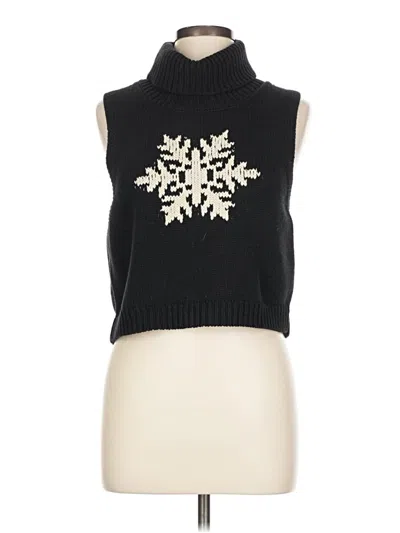Pre-owned Le Lis Sweater Vest In Black