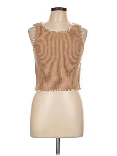 Pre-owned Le Lis Sweater Vest In Brown